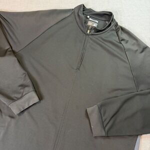Adidas ClimaWarm Long Sleeve Quarter Zip Golf Pullover Shirt Men XL Black